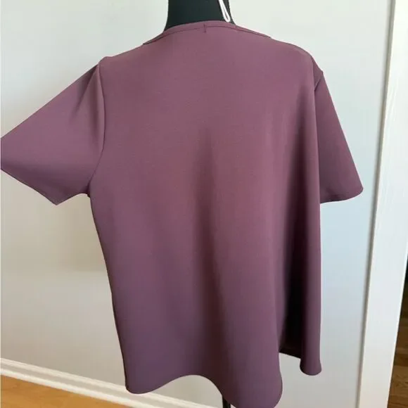 Gilli purple Criss-Cross Blouse - Picture 5 of 6